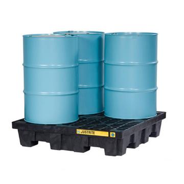 杰斯瑞特 28635杰斯瑞特JUSTRITE 4桶裝盛漏托盤，方形，1245×1245×260mm，28635